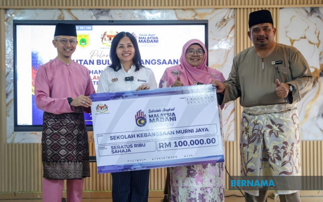 SK Murni Jaya Receives RM100,000 Grant Under Ministry of Communications' MADANI Adopted School Initiative