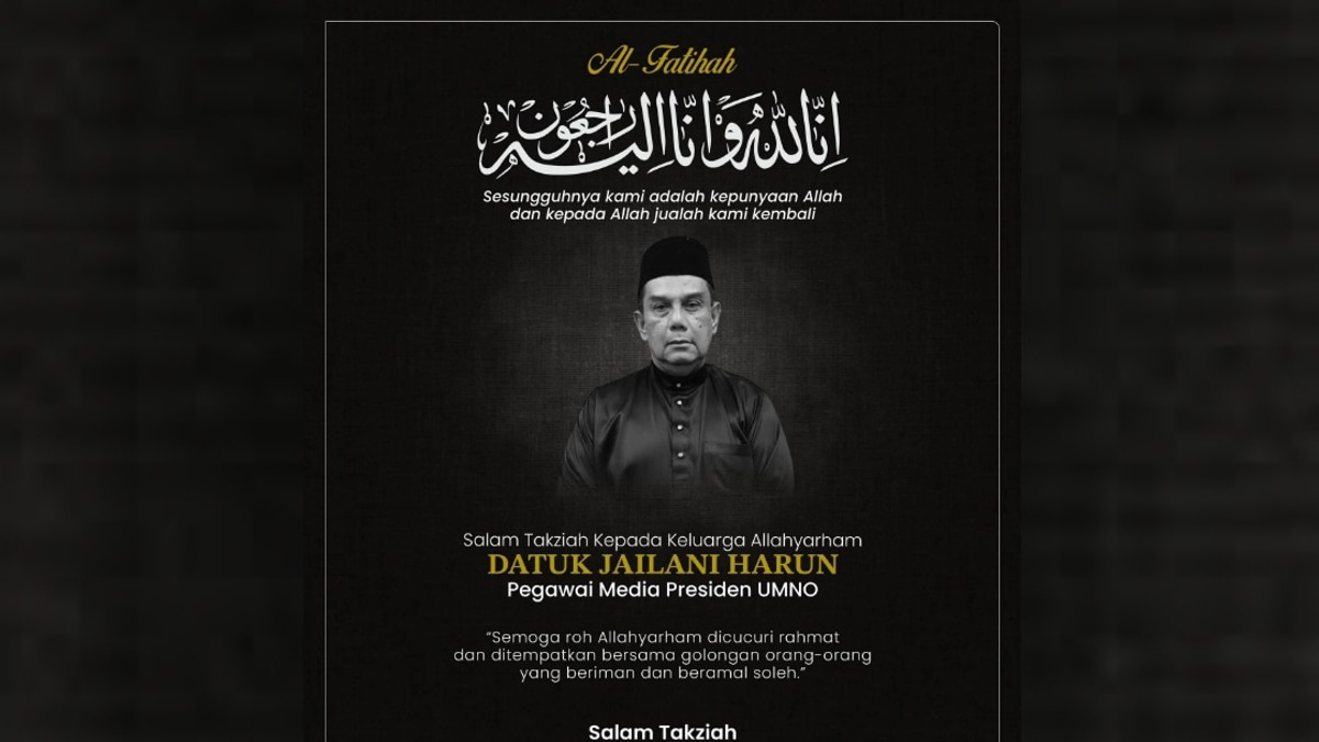 Ahmad Zahid Pays Tribute To Jailani Harun, Veteran UMNO Media Officer