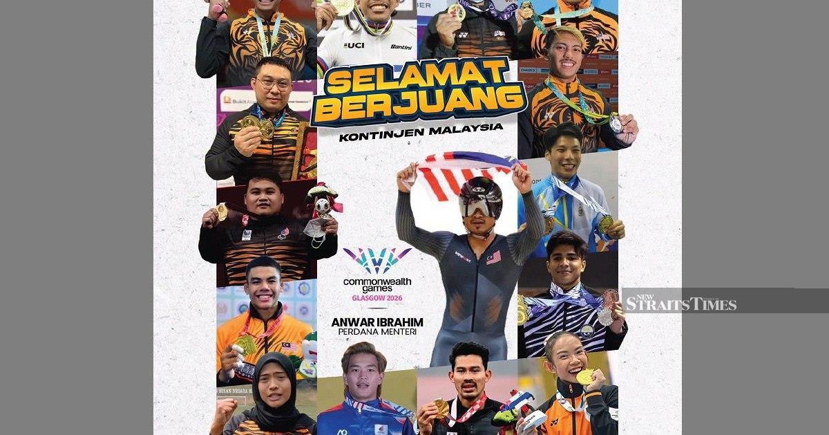 PM Anwar sends best wishes to Malaysia's Commonwealth Games team heading to Glasgow