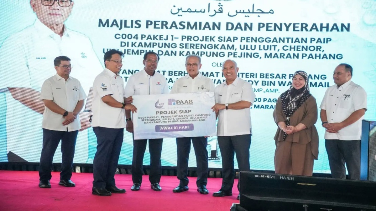 PAAB's RM11.19 Million Pipeline Project Ends Two Decades of Water Woes in Maran