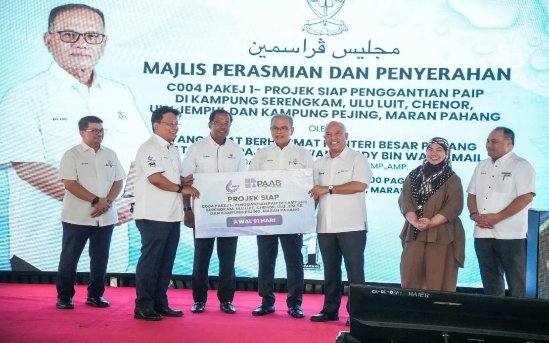 PAAB's RM11.19 Million Pipeline Project Ends Two Decades of Water Woes in Maran
