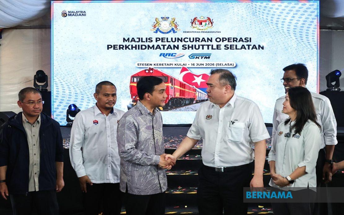 Shuttle Selatan Rail Service Launches to Connect Johor's Industrial Zones