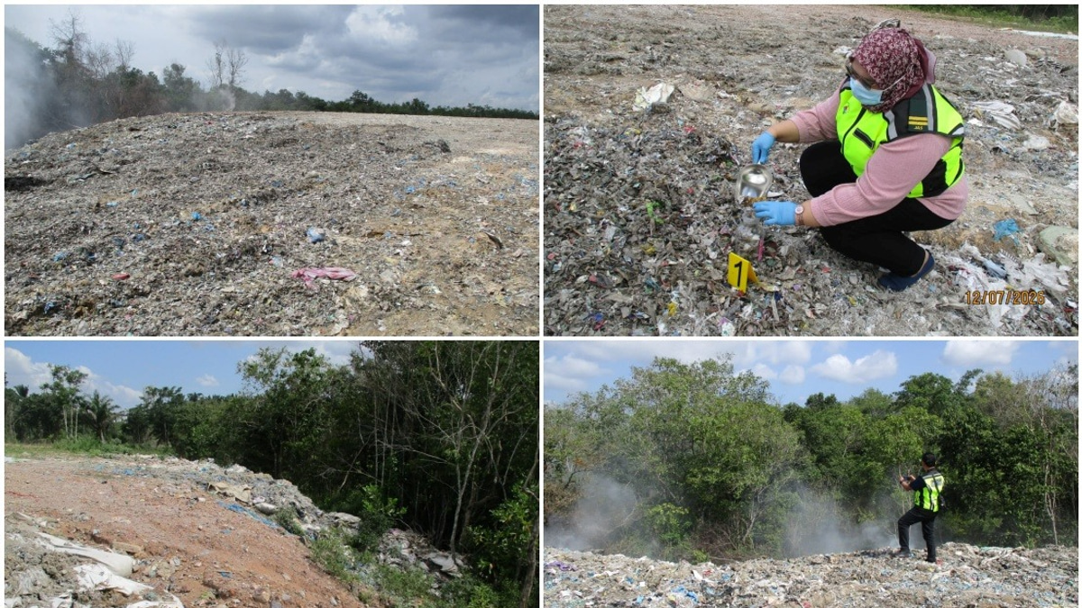 Kedah Authorities Uncover Illegal Waste Dump and Open Burning Operation in Bukit Banyan