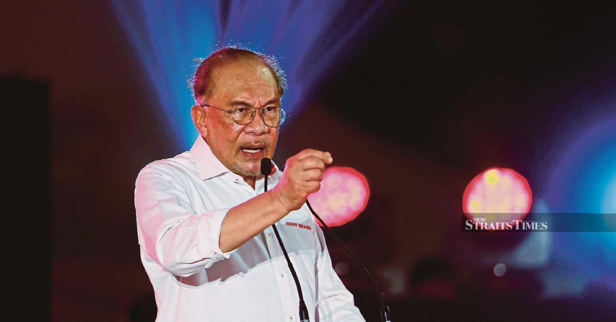 Anwar Calls on Negri Sembilan Voters to Back Coalition for Uninterrupted Development Progress