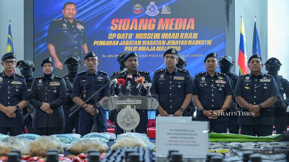 Police seize RM135.63 million in drugs, disrupt major trafficking operation