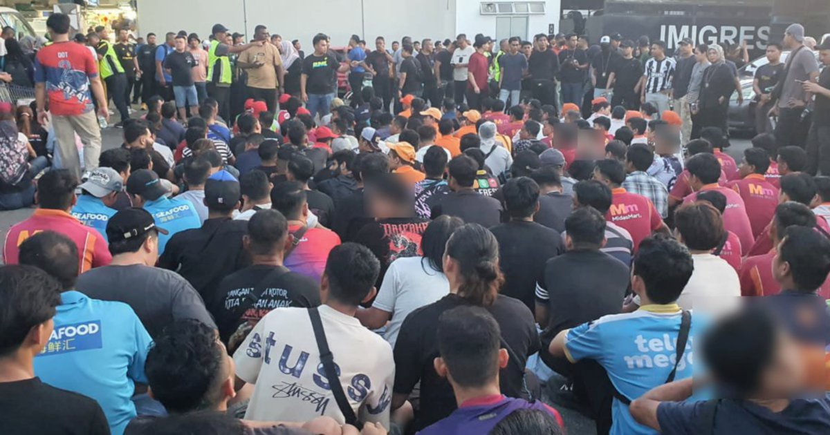Crackdown on Illegal Immigration: 226 Migrants Detained in Johor Raid Exposing Forged Document Network
