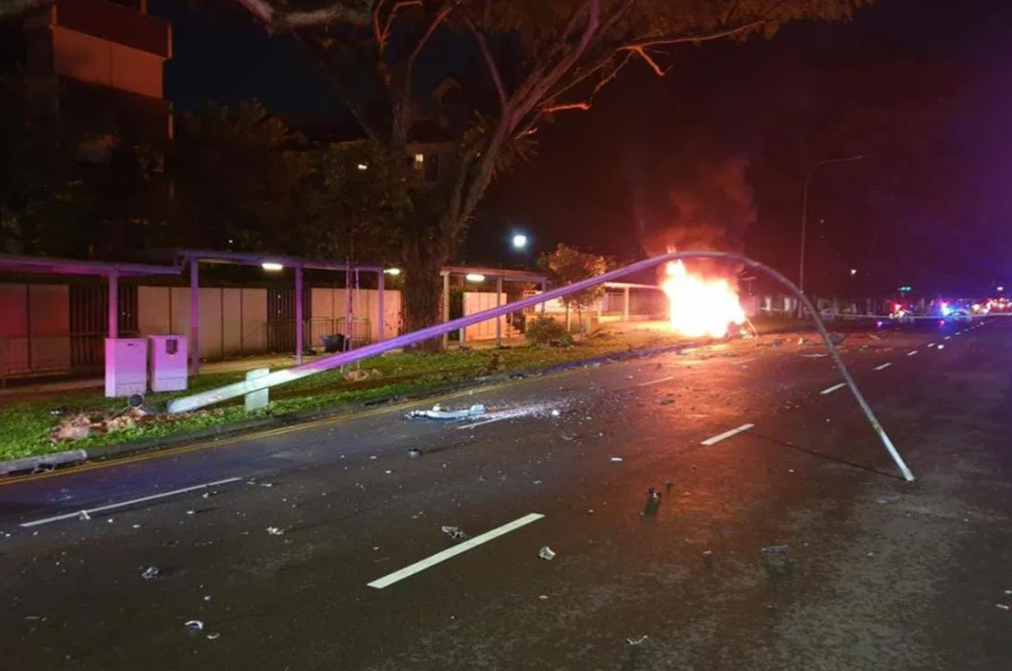 Singapore Man Charged After High-Speed Crash Into School Bus While Allegedly Intoxicated