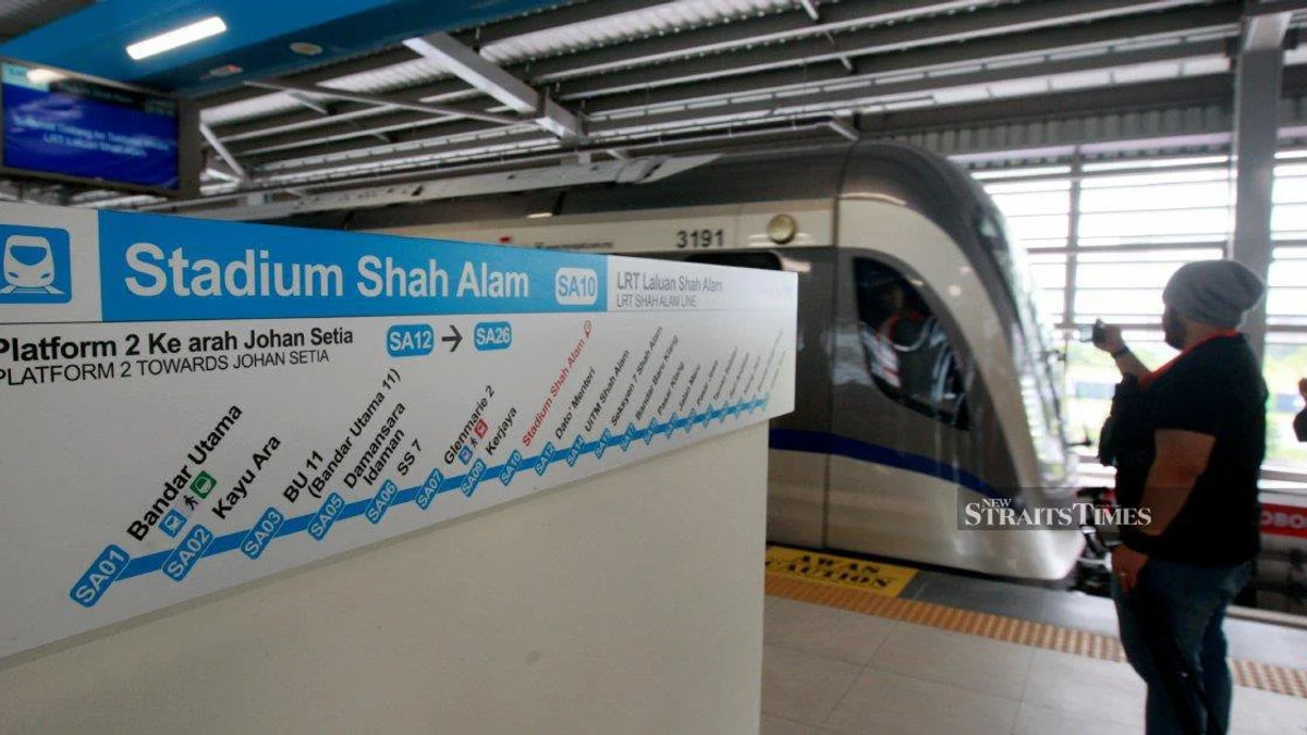 Anwar to formally open LRT3 Shah Alam extension ahead of Monday service launch