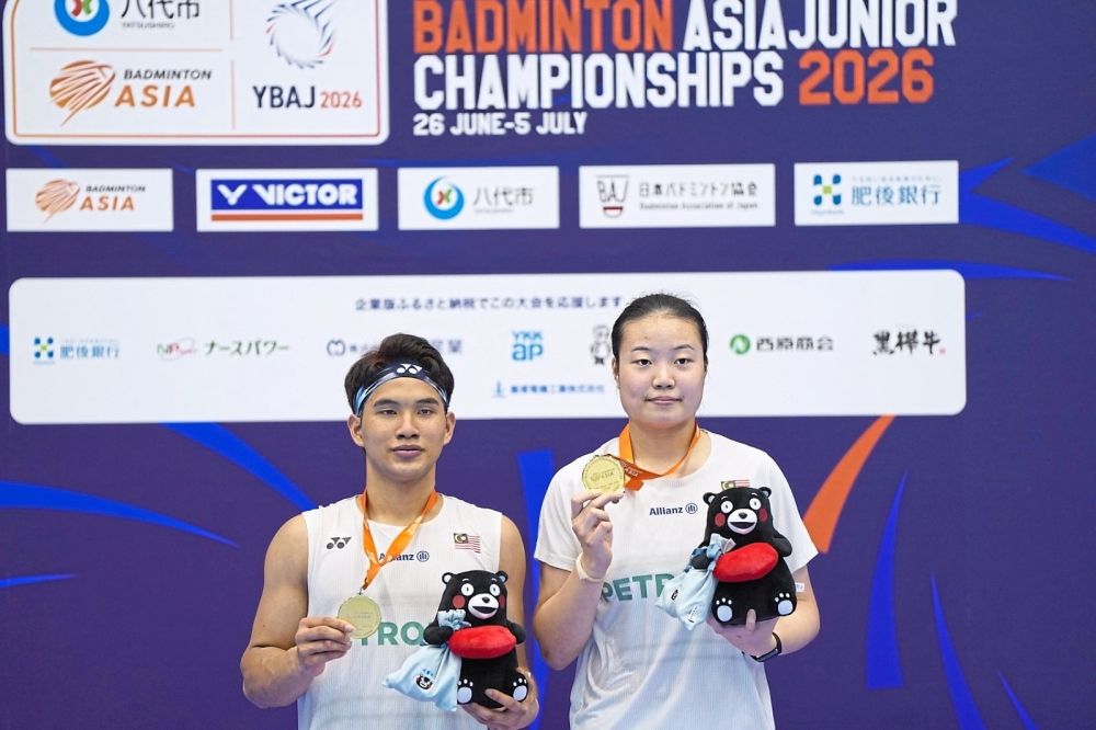 Redzuan and Zi Yu End Malaysia's 19-Year Asian Junior Doubles Drought