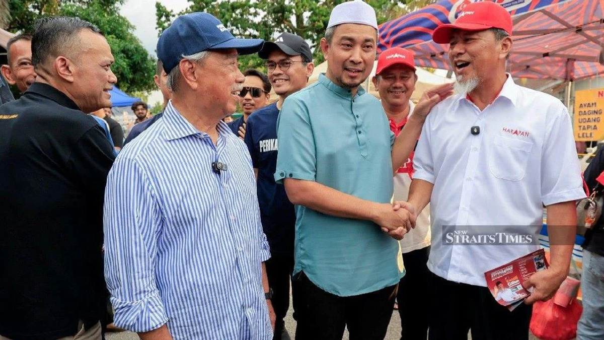Pachyderm-sized tensions at Pagoh night market as rival candidates campaign for Johor voters