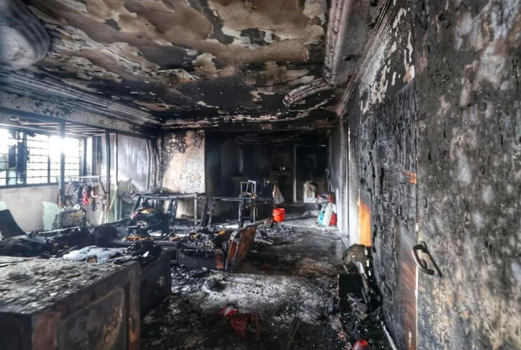 Two rescued from 13th-storey HDB blaze in Singapore's Jurong West
