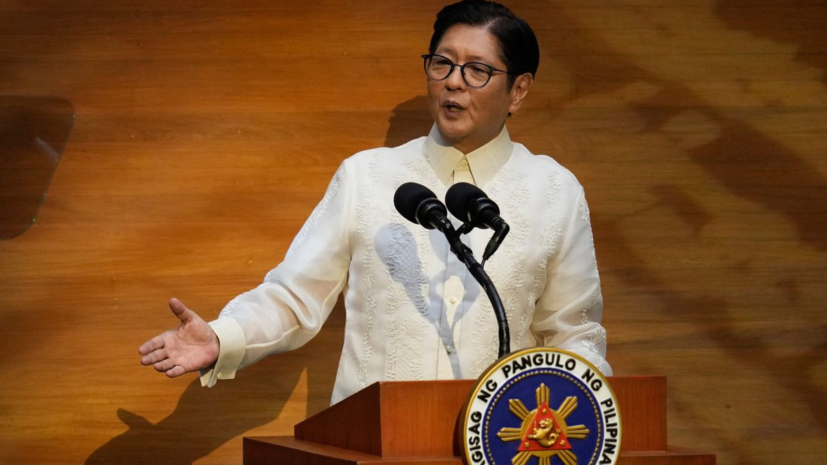 Marcos Rebukes China Over South China Sea in State of Nation Address