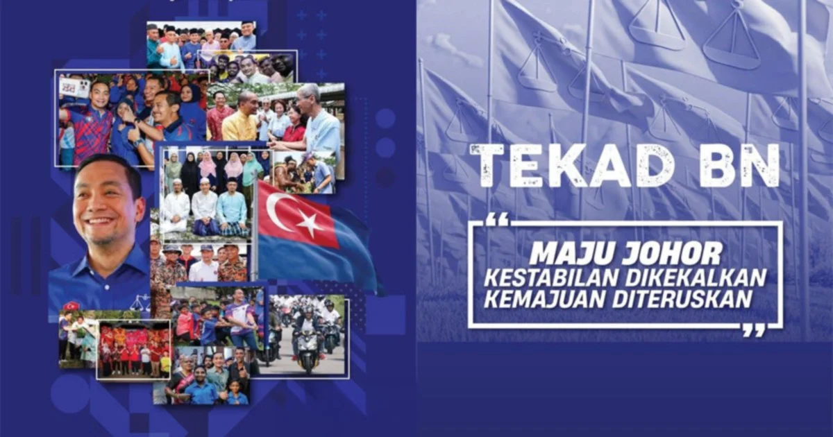 Johor Barisan Nasional Launches Election Manifesto with 63 Pledges and 200,000 Job Creation Target