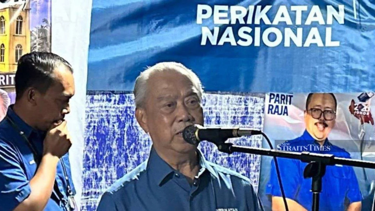 Muhyiddin Concedes PN May Struggle to Form Johor Government After This Weekend's Election