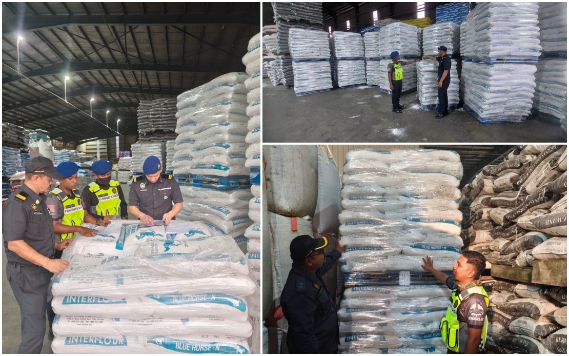 Kedah Authorities Seize 53 Tonnes of Flour from Animal Feed Factory in Storage Violation Raid