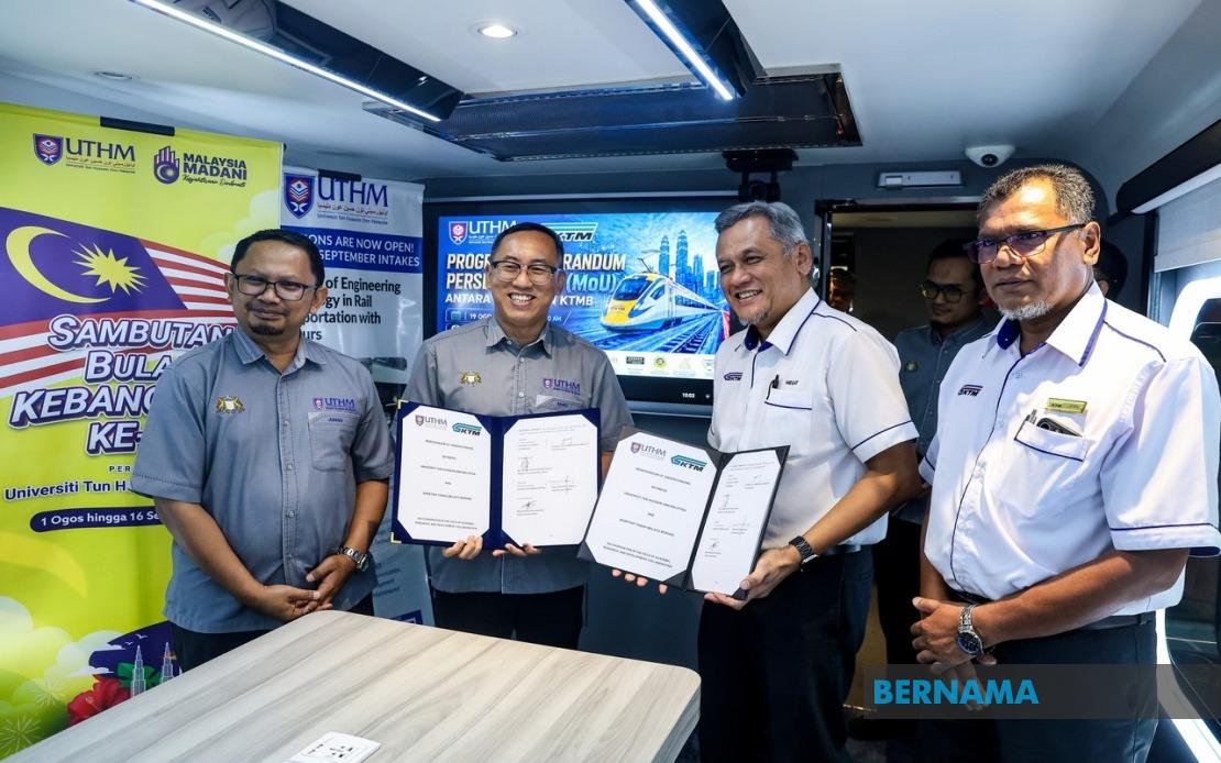 UTHM and KTMB Deepen Rail Sector Partnership Through Education and Research