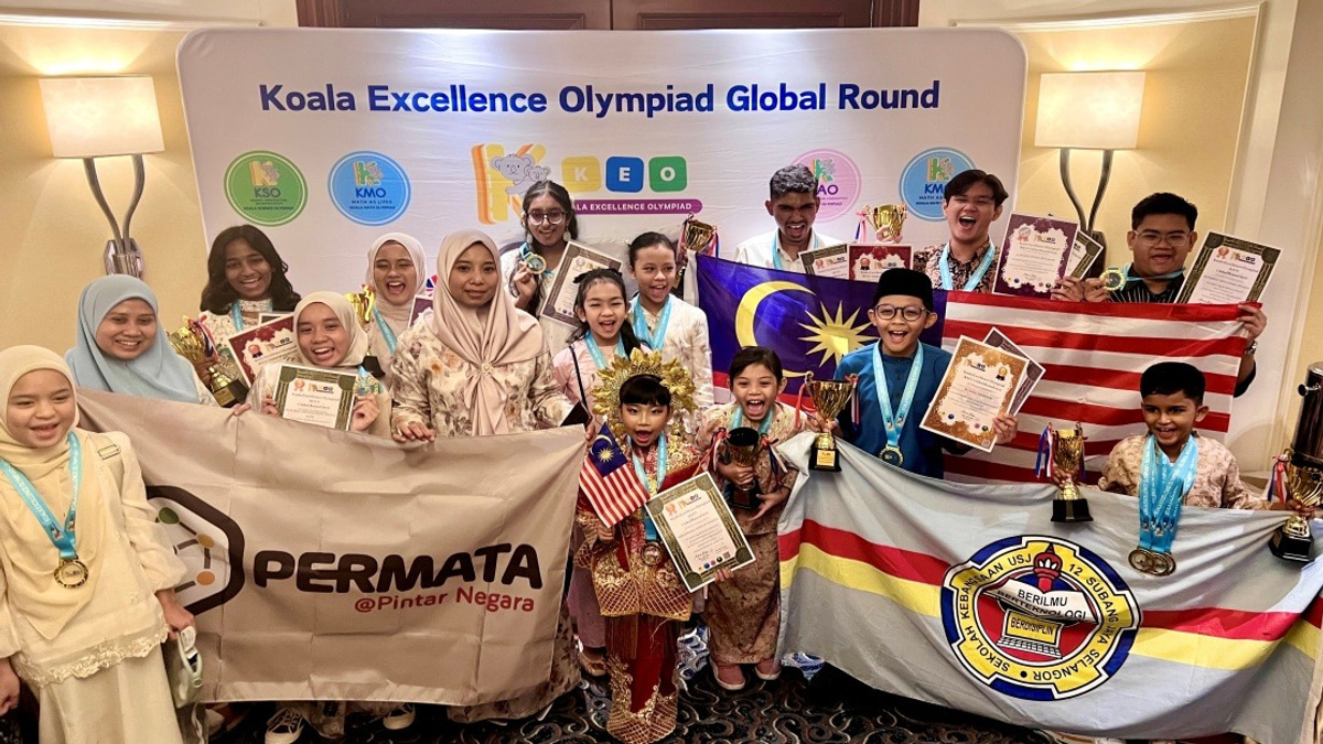 Malaysian Students Shine at International Koala Excellence Olympiad, Securing 22 Medals