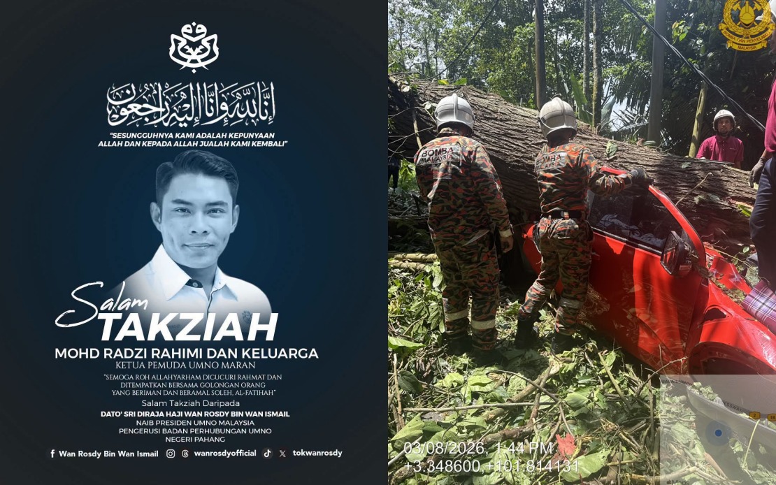 Pahang Menteri Besar Mourns Passing of Maran UMNO Youth Chief Mohd Radzi
