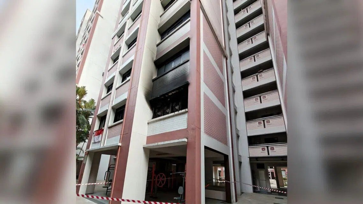 Elderly Resident Hospitalised After Bedroom Fire in Singapore HDB Block