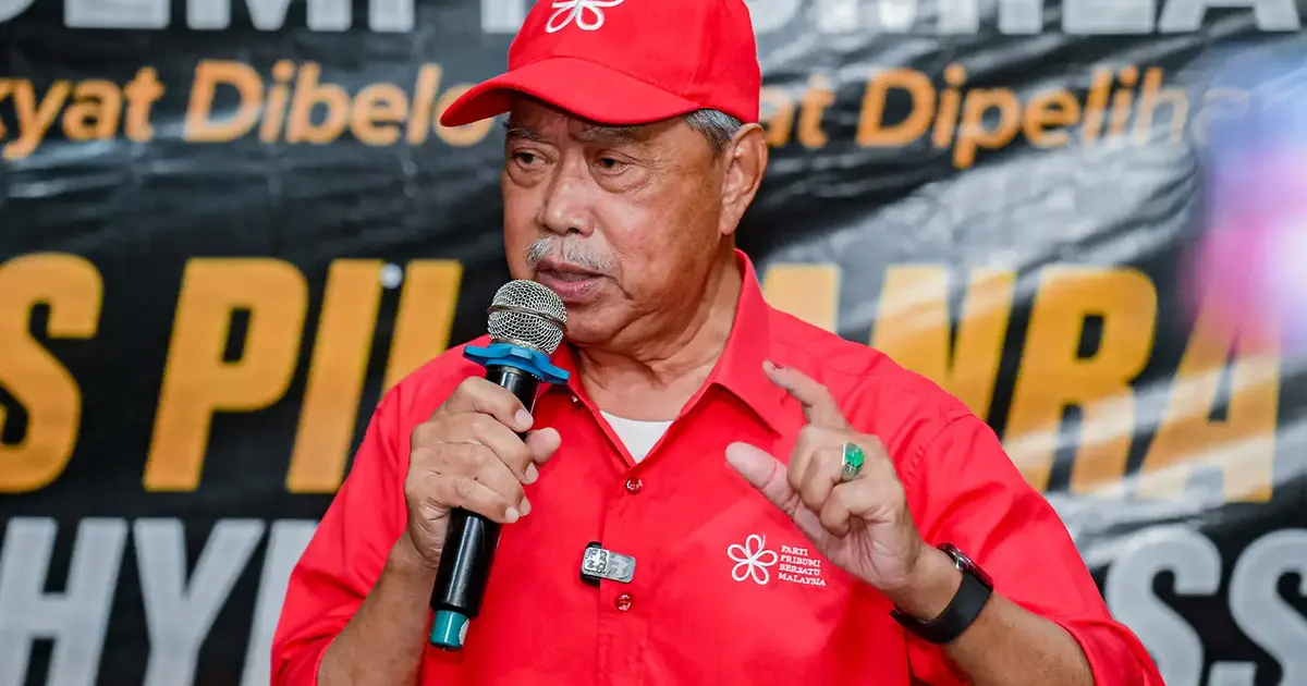 Muhyiddin Defends Bersatu's Election Participation After Khaled's 'Meddling' Criticism