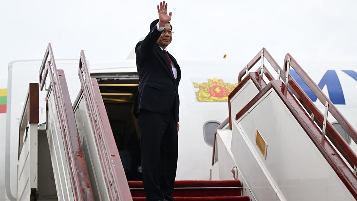 Myanmar's Min Aung Hlaing travels to Moscow for strategic talks with Putin