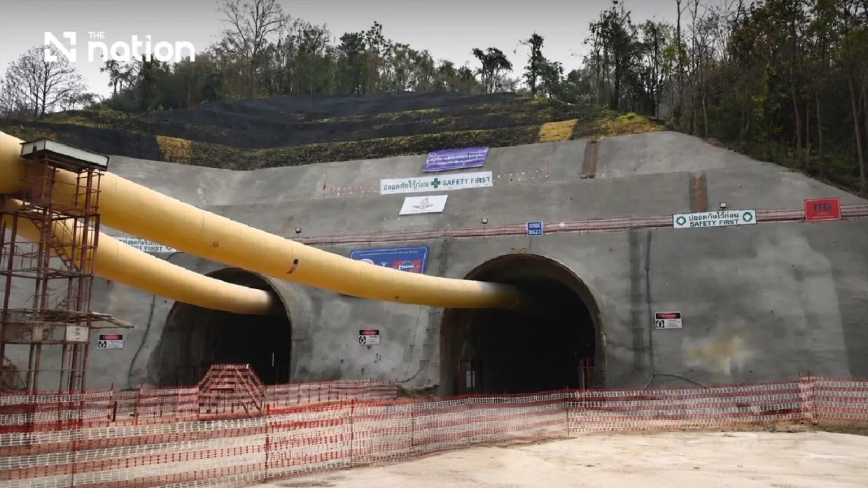 Two workers killed in Chiang Rai tunnel collapse during Thai rail project construction