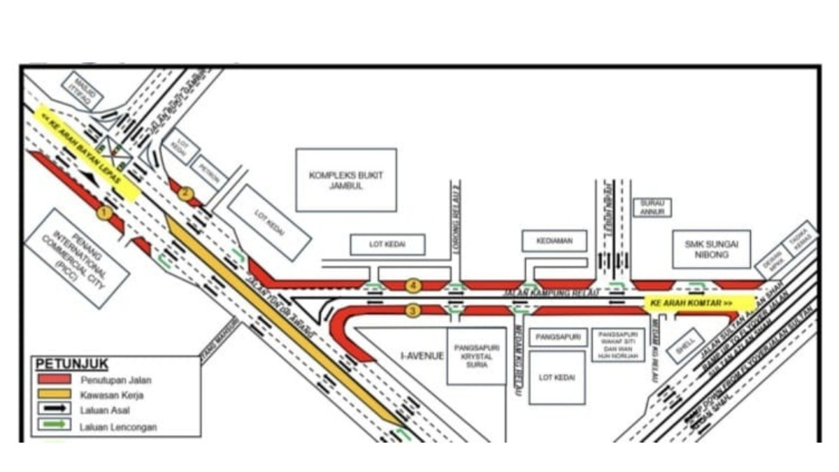 Penang Roads to Face Three-Month Closure for Mutiara Line LRT Works