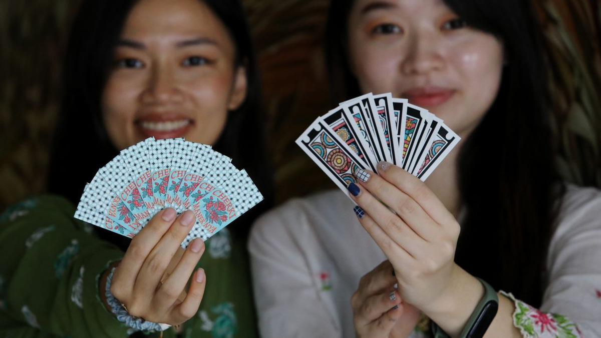Sisters revive Cherki card game with vibrant designs to reconnect younger Peranakans with heritage