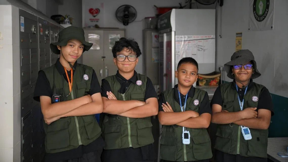 Four primary school boys create neighbourhood safety patrol in Singapore, earning NDP recognition
