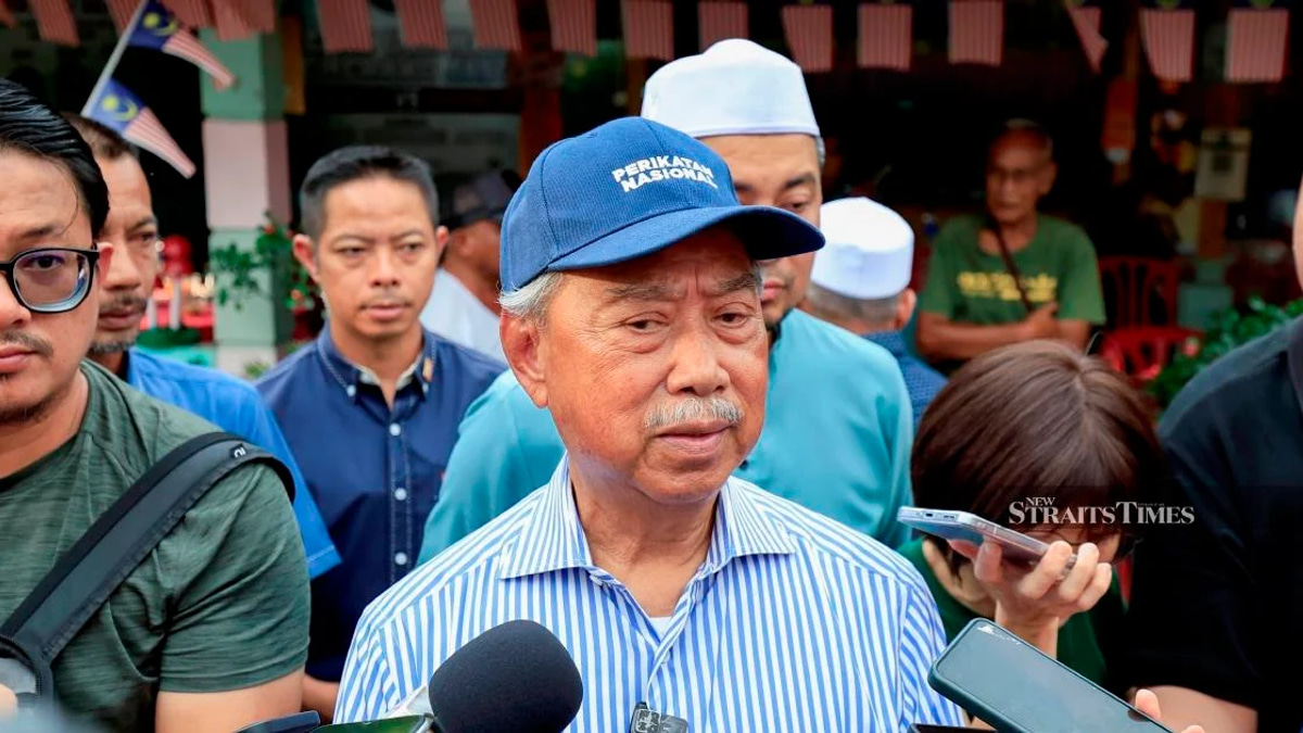 Muhyiddin Rallies Bersatu Machinery Ahead of Johor Election, Targeting Malay Voter Turnout