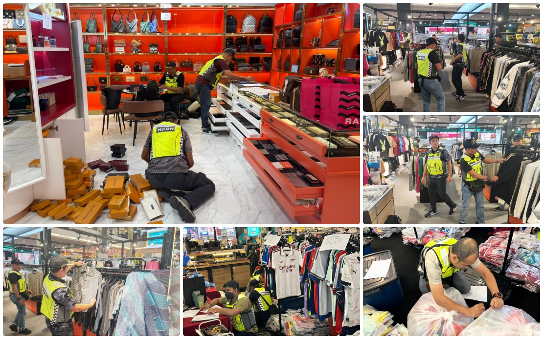 KPDN Dismantles Major Counterfeit Operation in Johor, Seizes RM600,000 in Fake Branded Goods