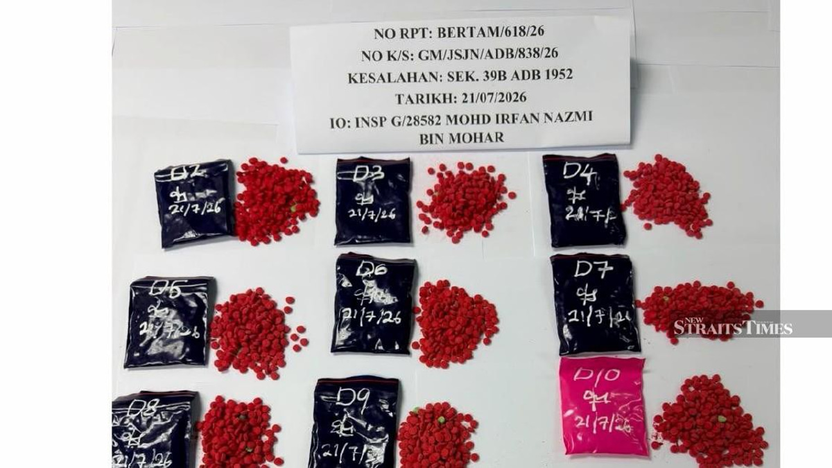 Myanmar Nationals Detained After High-Speed Pursuit; 6,000 Yaba Tablets Seized in Gua Musang