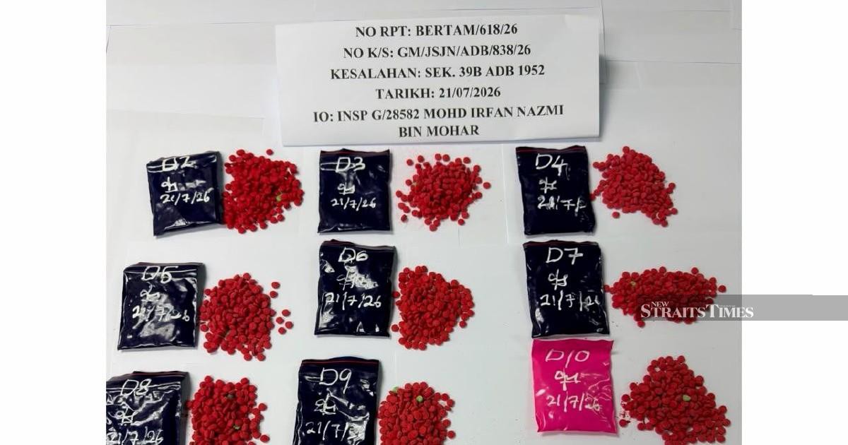 Myanmar Nationals Detained After High-Speed Pursuit; 6,000 Yaba Tablets Seized in Gua Musang