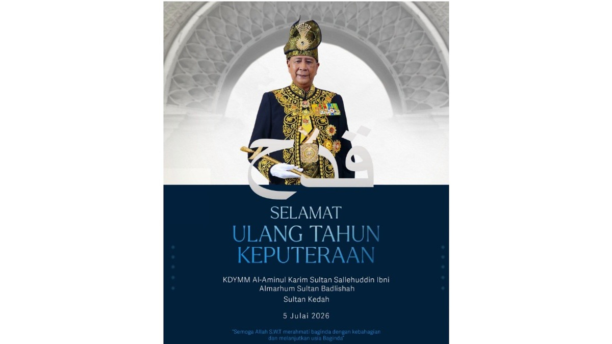 King Ibrahim Extends Birthday Wishes to Sultan of Kedah on His 84th Birthday