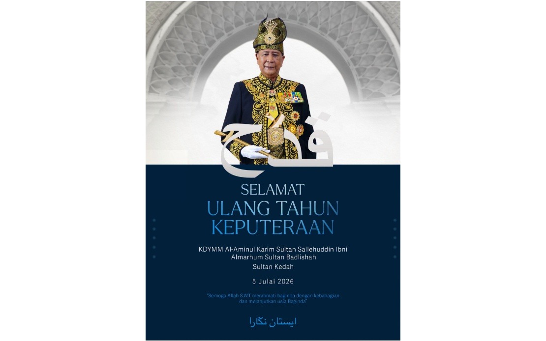 King Ibrahim Extends Birthday Wishes to Sultan of Kedah on His 84th Birthday