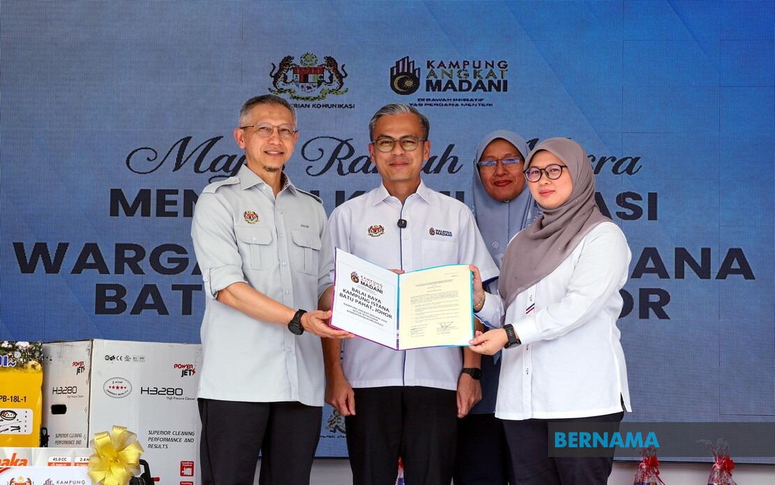 Johor Election About State's Future, Not Individual Support, Says Fahmi