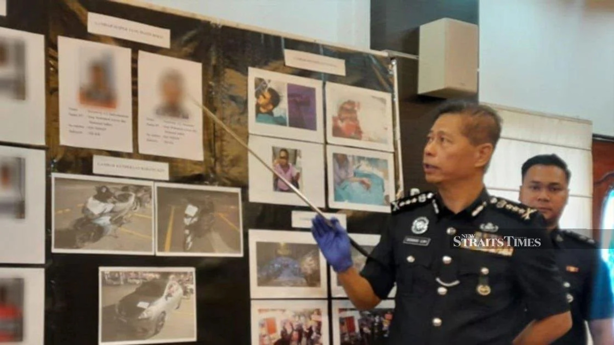 Six arrested after two men slashed with parang at Jelutong temple in George Town