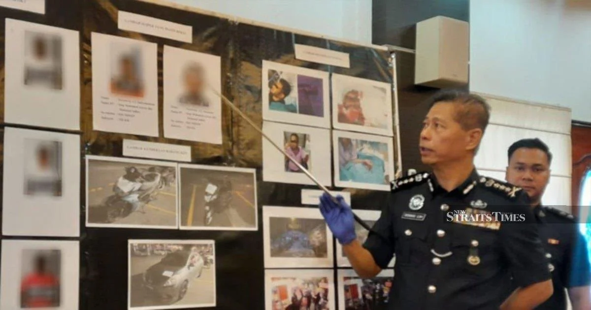 Six arrested after two men slashed with parang at Jelutong temple in George Town