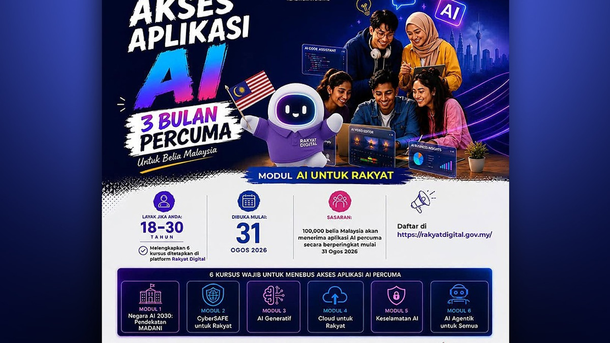 Malaysia's AI For The People Programme Targets 100,000 Youth With Free Training And Tools