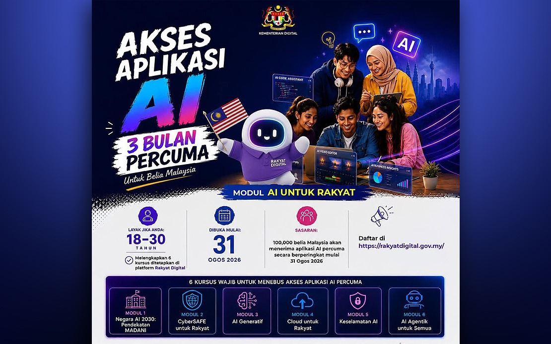 Malaysia's AI For The People Programme Targets 100,000 Youth With Free Training And Tools