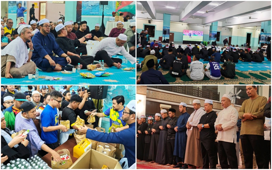 Over 300 Young Worshippers Combine Qiyamullail Prayer with World Cup Viewing at Kuala Lumpur Mosque
