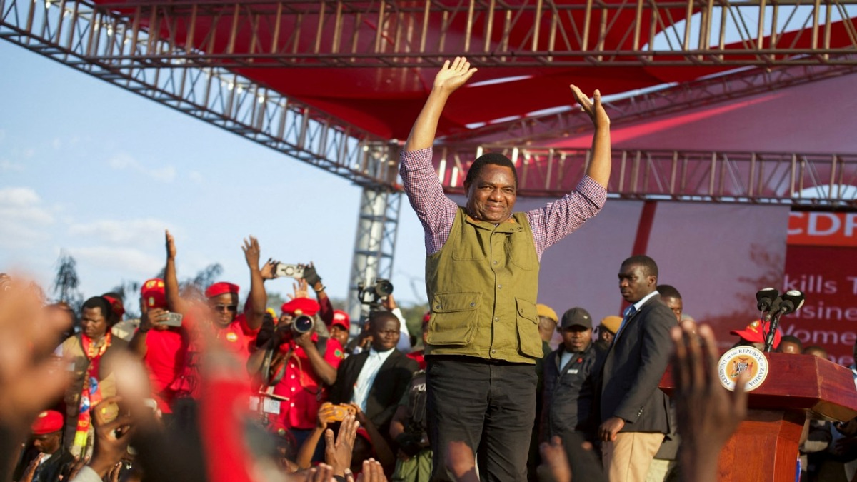 Hichilema Surges Toward Second Term as Zambian President