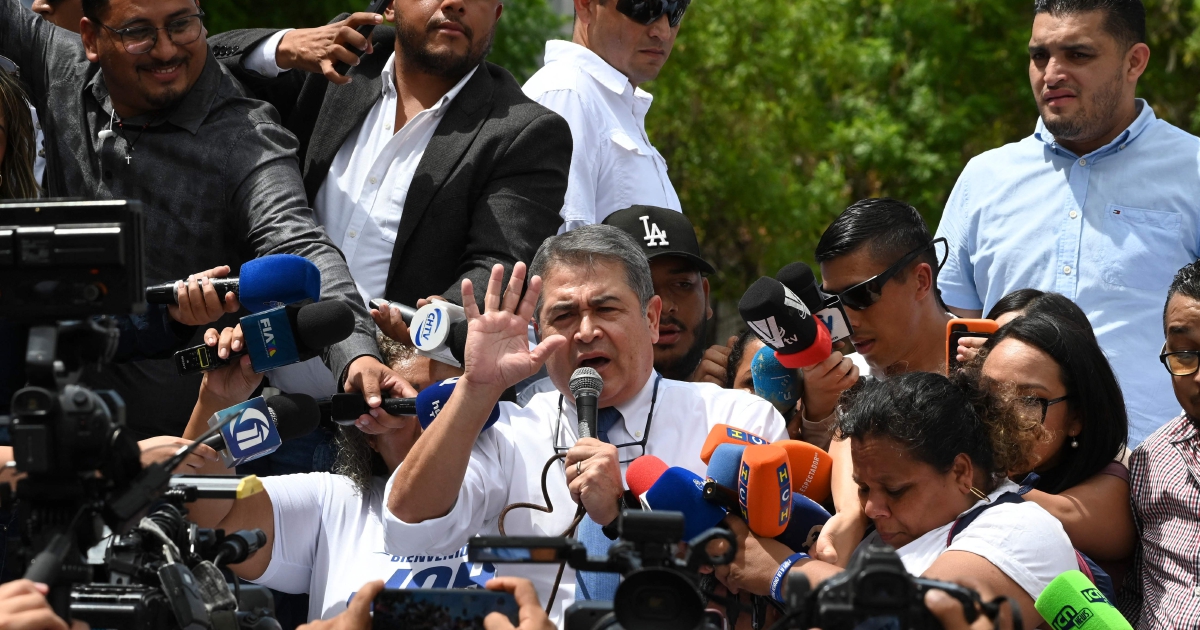 Honduras' Ex-President Hernandez Granted Freedom During Corruption Trial Following Trump Pardon