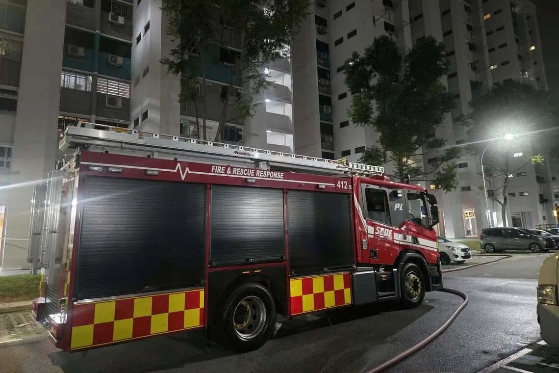 One dead, 50 evacuated after early-morning fire at Jurong East HDB flat