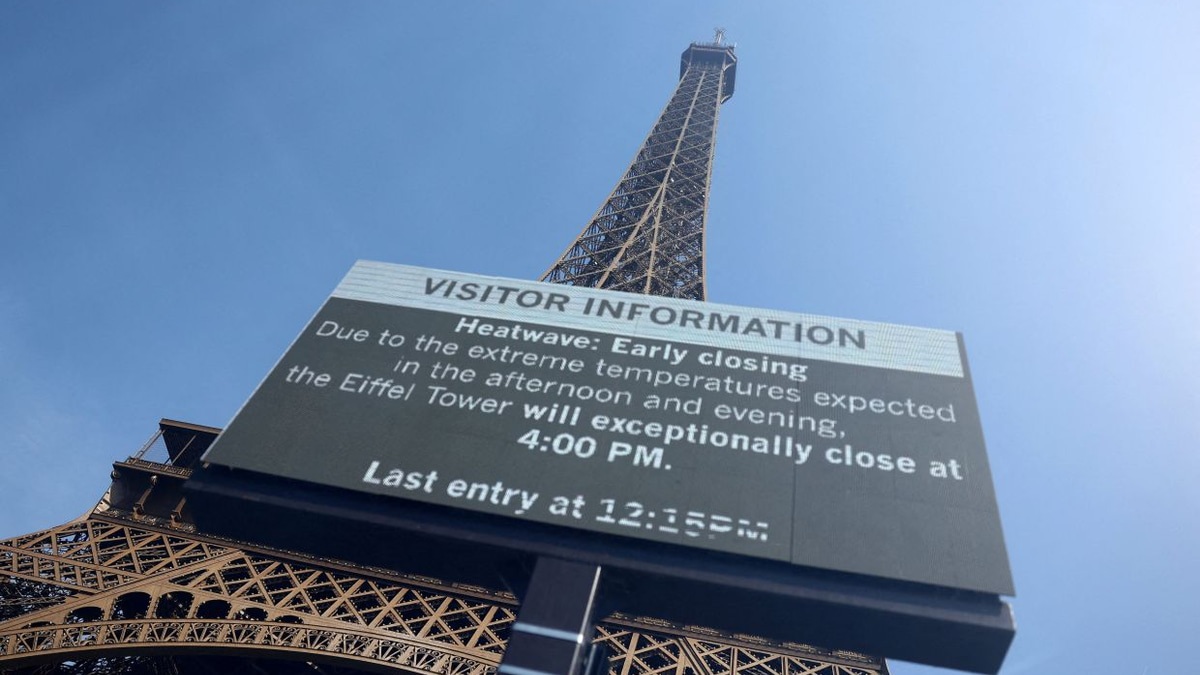 Paris heatwave forces early closures at top attractions, leaving tourists disappointed