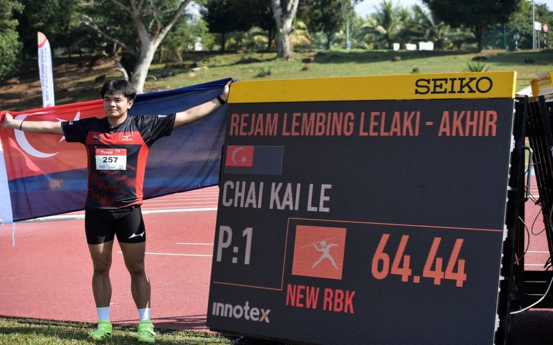 Teen Sensation Kai Le Smashes 26-Year Javelin Mark at SUKMA 2026