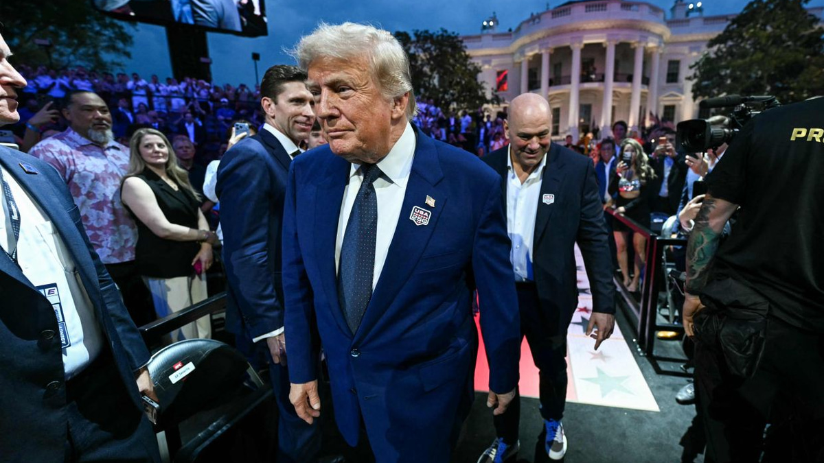 Trump Celebrates 80th Birthday with UFC Spectacle at White House