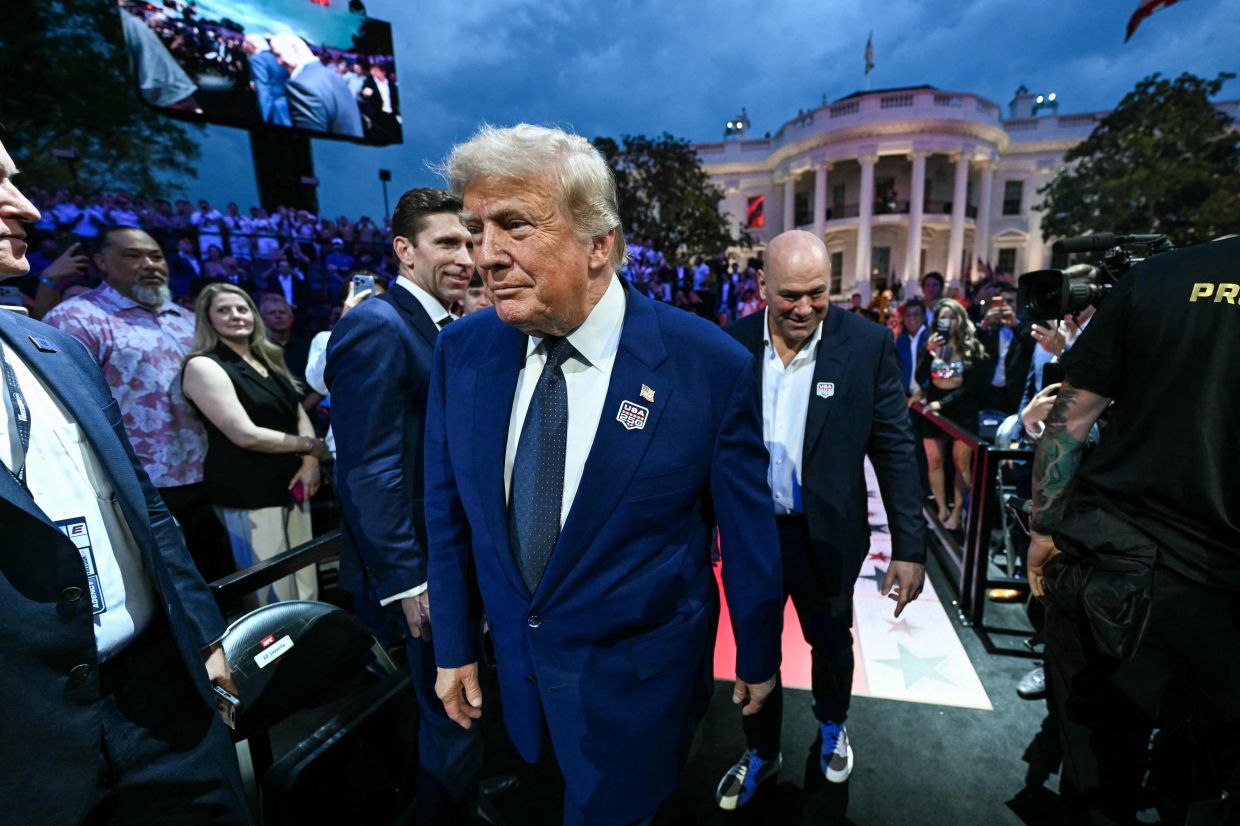 Trump Celebrates 80th Birthday with UFC Spectacle at White House