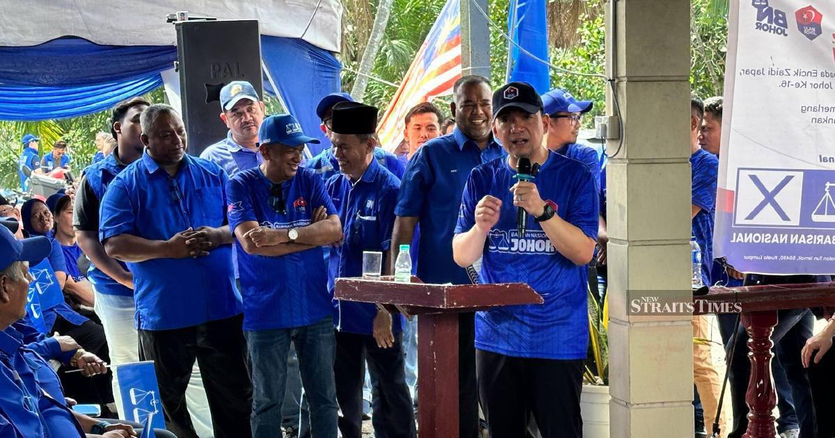 Barisan Nasional Targets Penggaram in Johor Election Battle