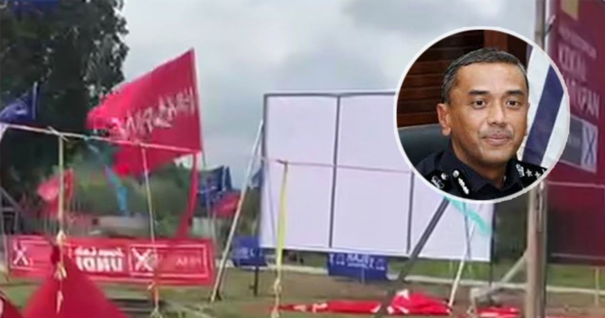 First Election Flag Damage Arrest Made in Negri Sembilan Campaign